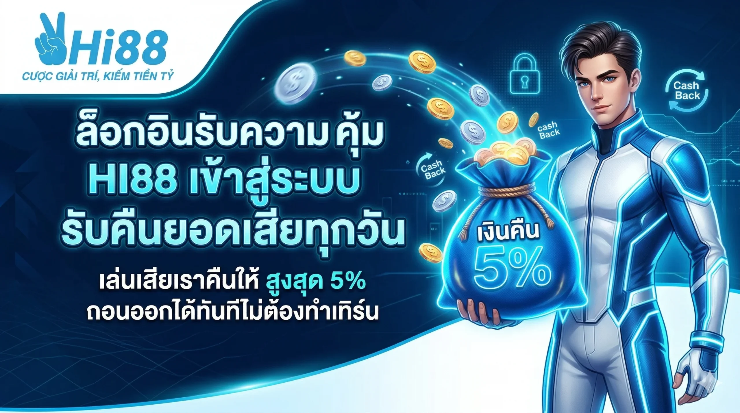 HI88 เข้าสู่ระบบ รับโปรโมชั่นคืนยอดเสียสูงสุดรายวัน
