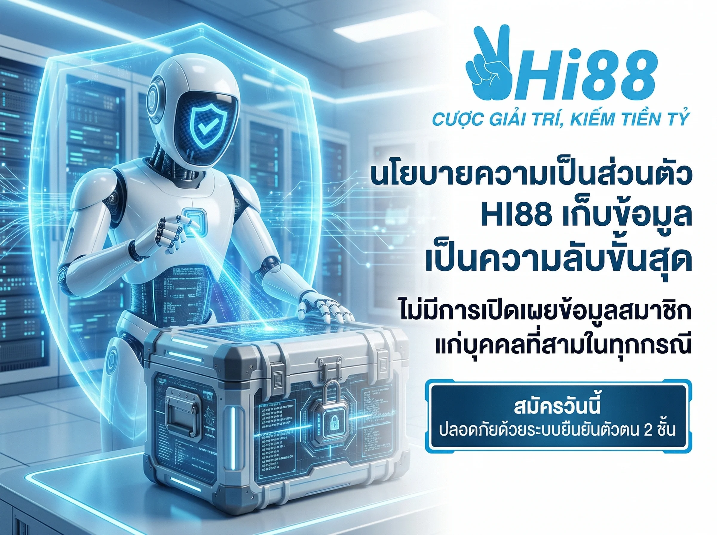 นโยบายความเป็นส่วนตัว HI88 การันตีเก็บรักษาข้อมูลสมาชิกเป็นความลับ 100%