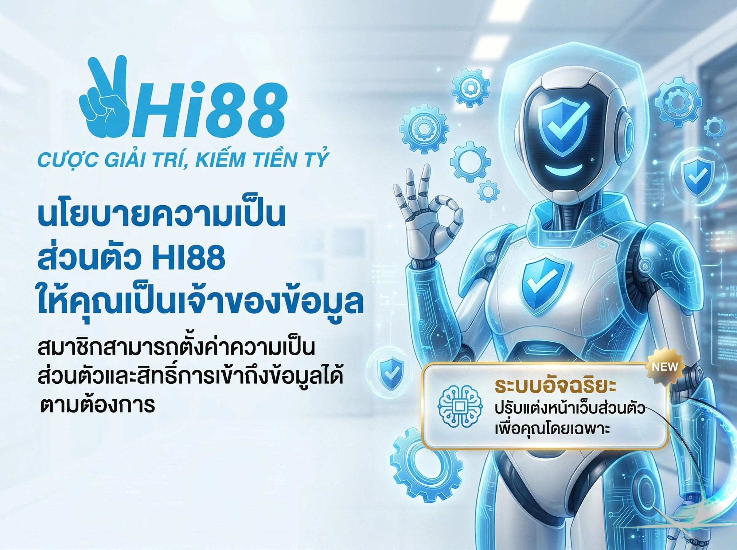 นโยบายความเป็นส่วนตัว HI88 สิทธิของสมาชิกและการตั้งค่าความเป็นส่วนตัว