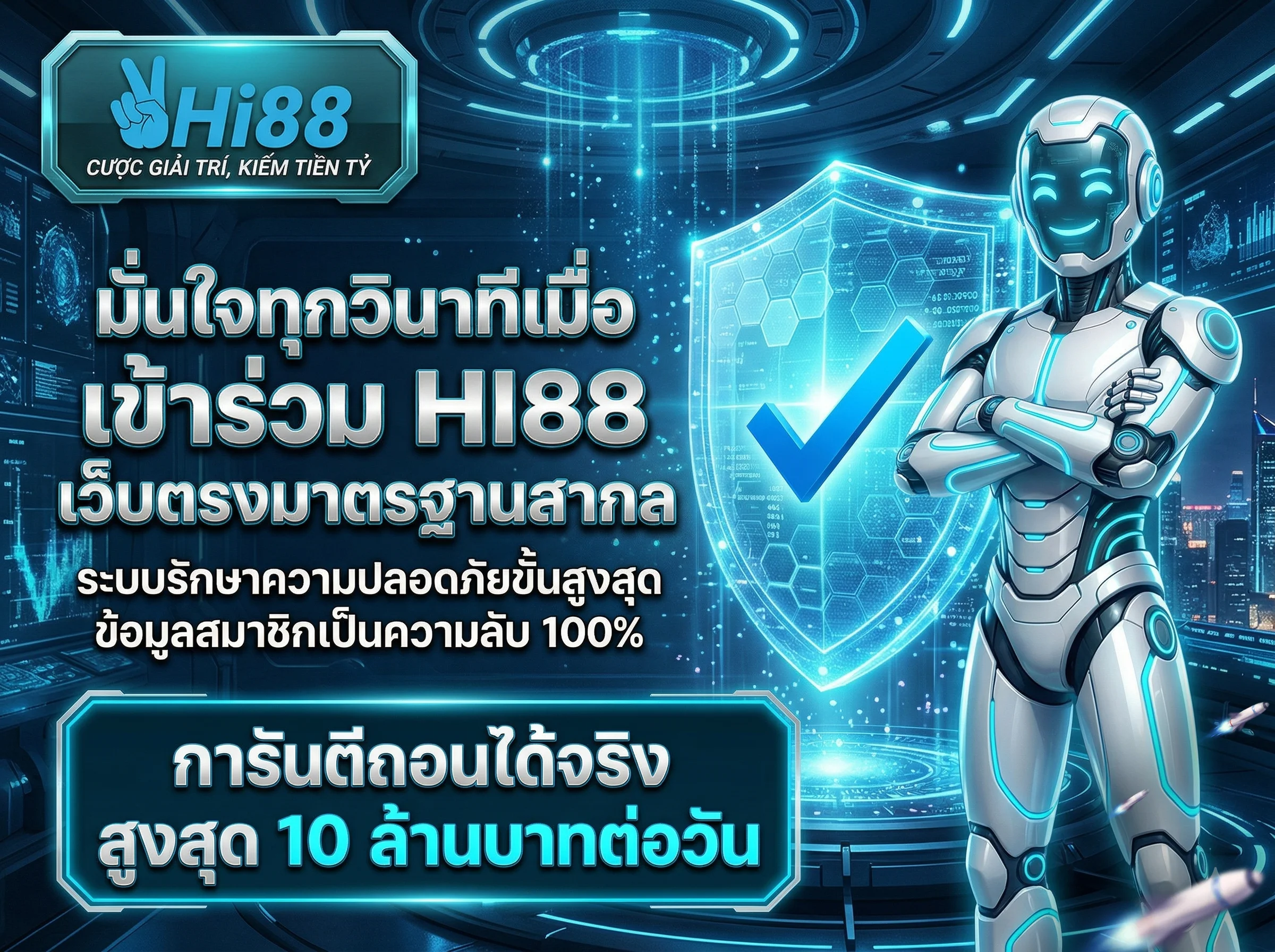 เข้าร่วม HI88 เว็บตรงมั่นคงปลอดภัย การันตีการจ่ายเงิน 100%